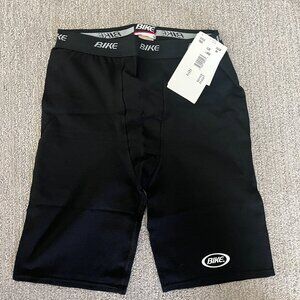 BIKE brand Compression Athletic Shorts Large Black New with Tags